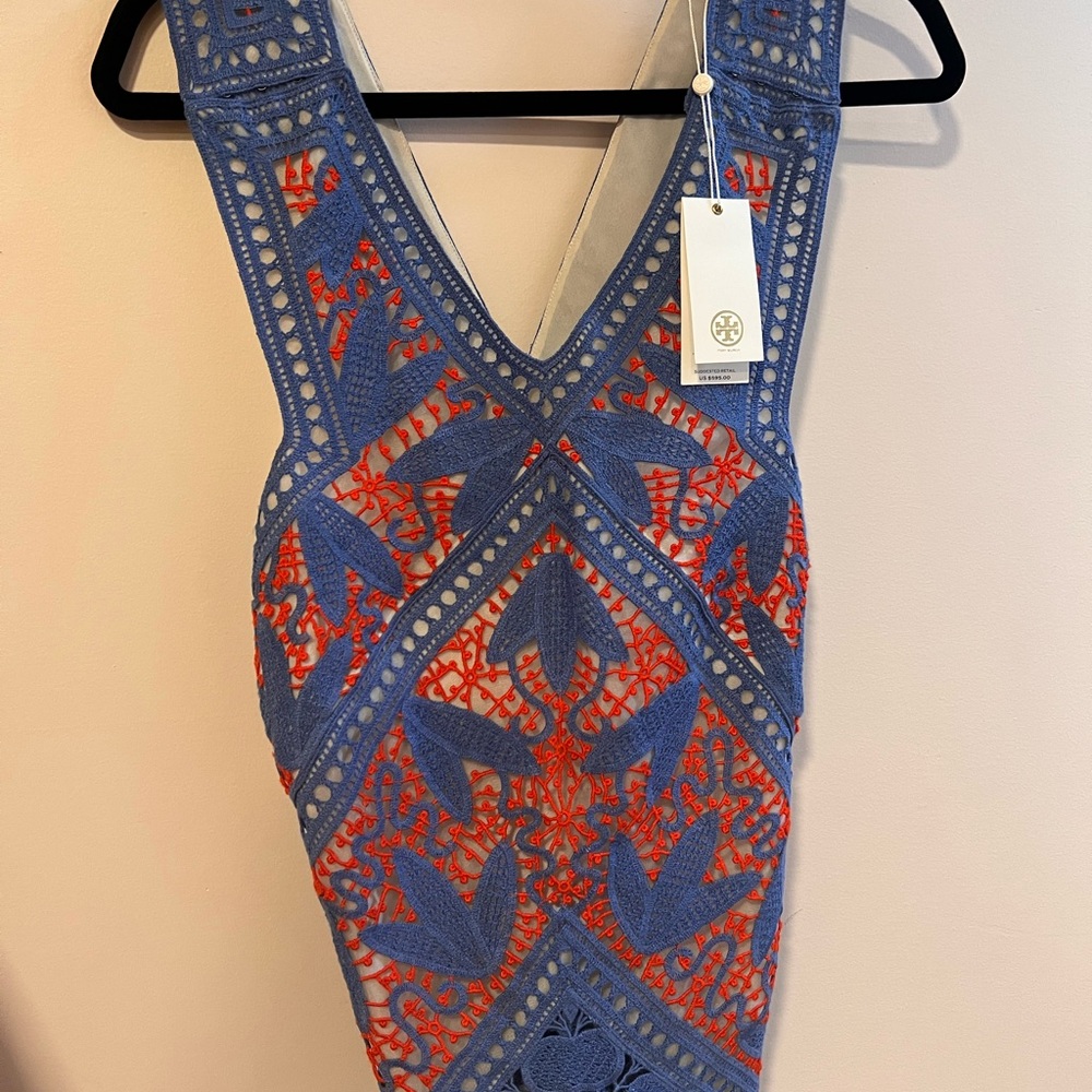 NWT TORY BURCH Crochet Evie Top size 12 - Picture 8 of 12